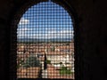 View of the city from the Guinigi tower, Lucca, Italy Royalty Free Stock Photo